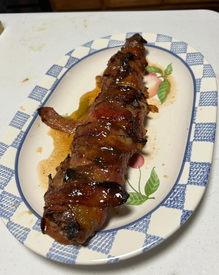 Mike Baisden's Maple Glazed Bacon-Wrapped Backstrap